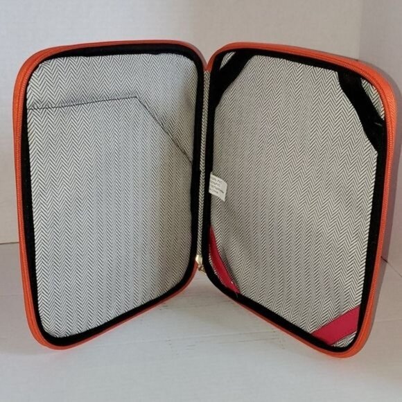Steve Madden Case Tablet iPad Cases Accessory Orange Pink Zip Around - Picture 9 of 11